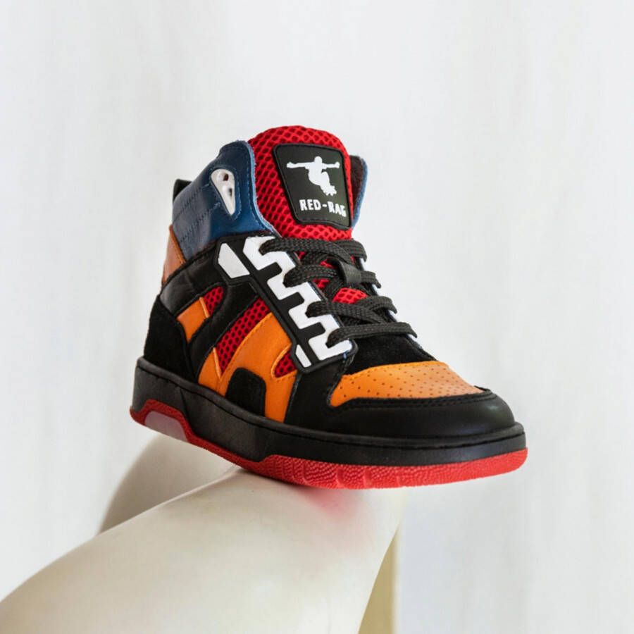 RED-RAG Hoge oranje sneakers | 13679