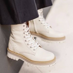 RED-RAG Off White Veter Boots | Red Rag