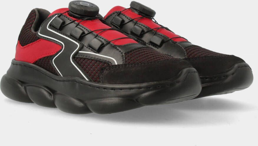 Red-Rag 13777 Lage sneakers Leren Sneaker Jongens Kids Rood - Foto 4