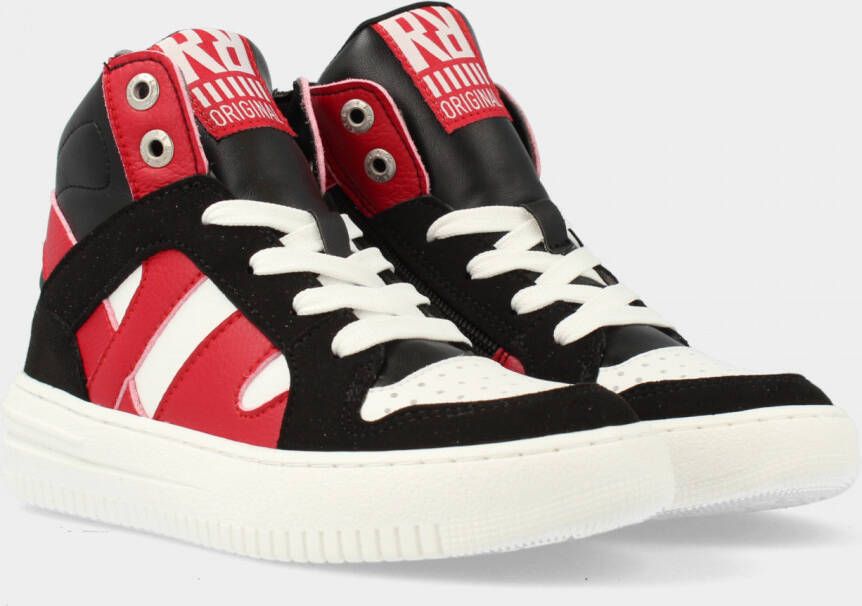 Red-rag 13785 499 Red Combi Fantasy Sneakers hoge-sneakers