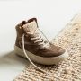 Red Rag 13334~~~~~~~~~~~~~~~~~~~~~~~~~ MeisjesHalf-hoogKindersneakers Taupe - Thumbnail 2