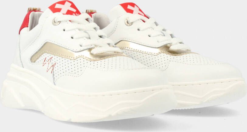 RED-RAG Witte Sneakers | 13188