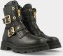 Red-rag 11236 922 Black Nappa Biker boots - Thumbnail 2