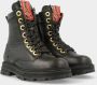 Red-rag 12438 922 Black Nappa Biker boots - Thumbnail 2