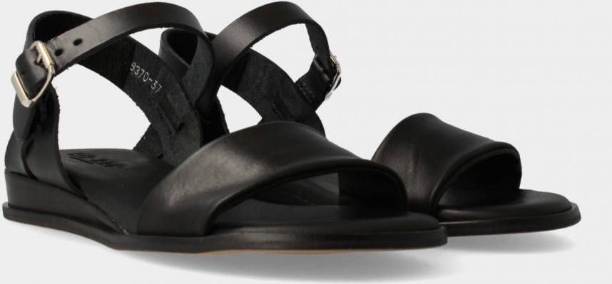 Red-Rag Red Rag Sandalen Dames Damesschoenen Leer Sleehak hoogte 4 cm 79370 Zwart - Foto 4