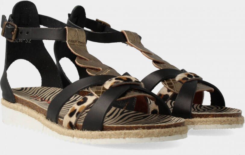 RED-RAG Zwarte Sandalen | Red Rag 19296