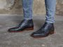 Rehab Barry Scales Nette schoenen Veterschoenen Heren Blauw - Thumbnail 15
