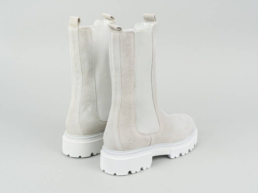 Rehab Footwear Kara Vintage | Witte hoge chelsea boots