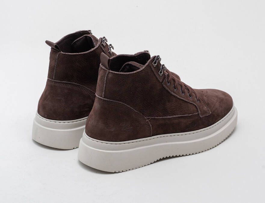 Rehab Footwear Morris Nub | Hoge donkerbruine boots