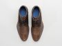 Rehab Footwear Salvador Zig Zag | Halfhoge bruine nette schoenen - Thumbnail 5