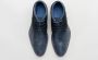 Rehab Footwear Salvador Zig Zag | Halfhoge donkerblauwe nette schoenen - Thumbnail 5