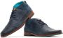 Rehab Footwear Spyke II | Halfhoge donkerblauwe nette schoenen - Thumbnail 9