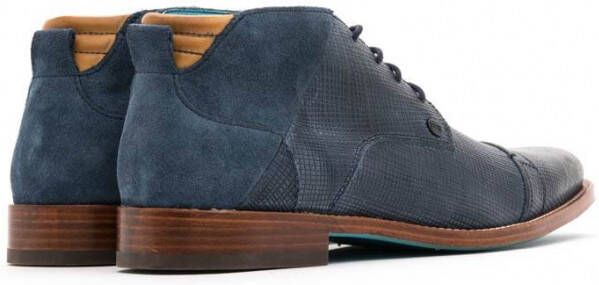 Rehab Footwear Spyke II | Halfhoge donkerblauwe nette schoenen