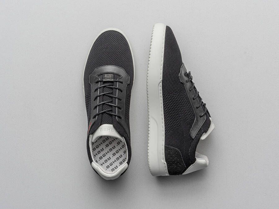 Rehab Footwear Thanos Knit | Zwarte sneakers