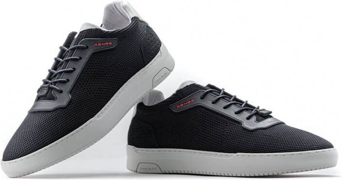 Rehab Footwear Thanos Knit | Zwarte sneakers