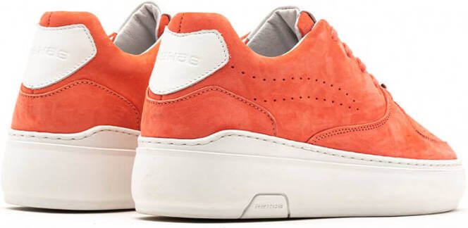 Rehab Footwear Thora II Nub | Koraal rode sneakers - Schoenen.nl