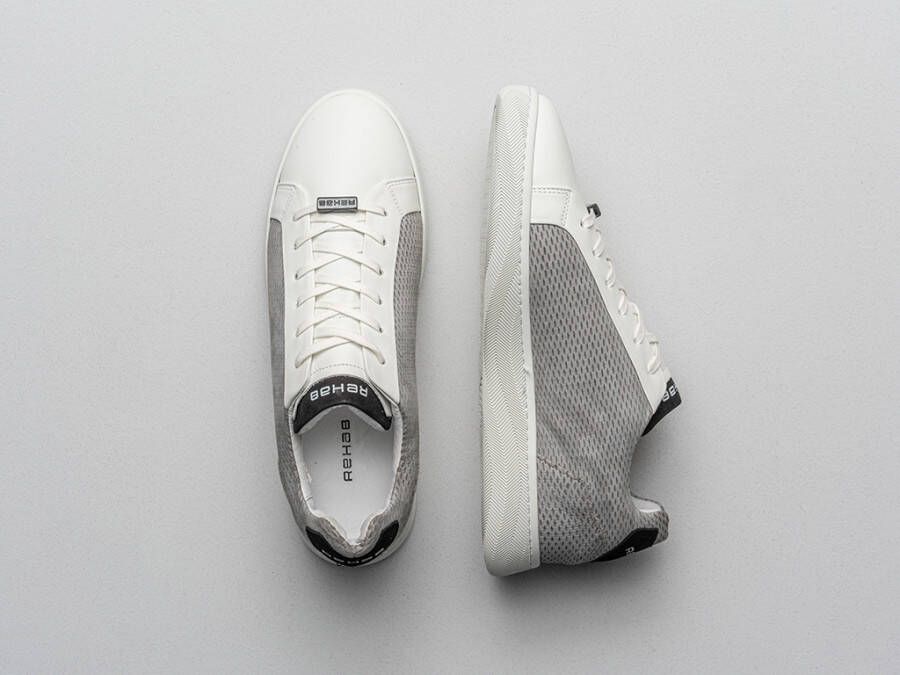 Rehab Footwear Zeke Prf | Grijs witte sneakers