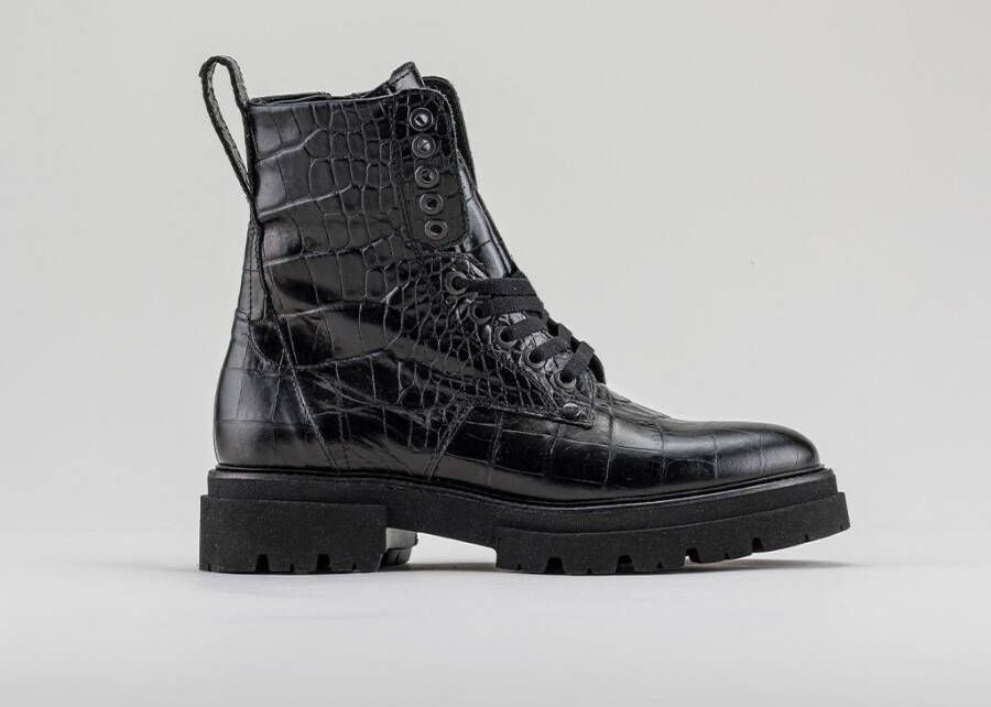 Rehab Footwear Keet Crc | Hoge zwarte boots