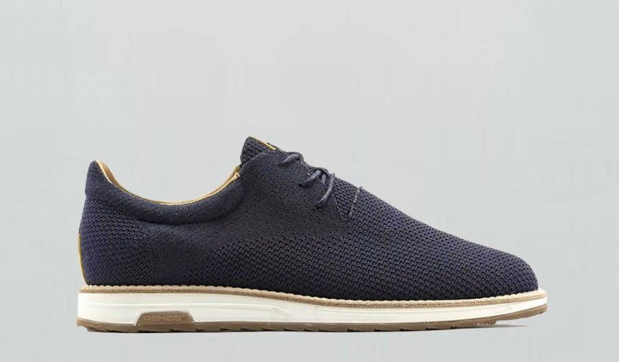 Rehab Footwear Nolan Knit | Blauwe veterschoen