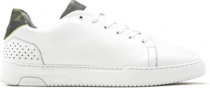 Rehab Footwear Teagan Army | Groene witte sneakers - Schoenen.nl