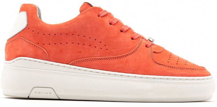 Rehab Footwear Thora II Nub | Koraal rode sneakers - Schoenen.nl