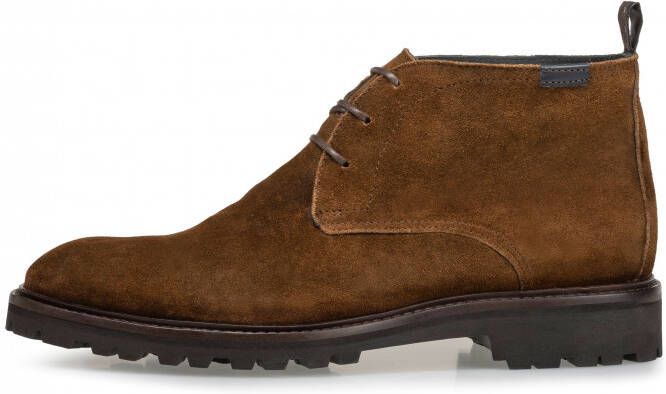 Floris van Bommel Floris Casual Cognac Suede