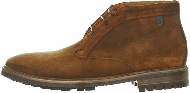 Floris van Bommel Floris Casual Cognac Suede