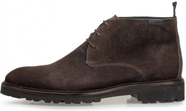 Floris Casual DarkBrown Suede