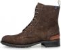 Floris van Bommel SFW-50028-21-03~~~~~~~~~~~~~~~ Hoge sneakersVeterlaarzenDames veterschoenenDames sneakersHalf-hoge schoenen Bruin - Thumbnail 2