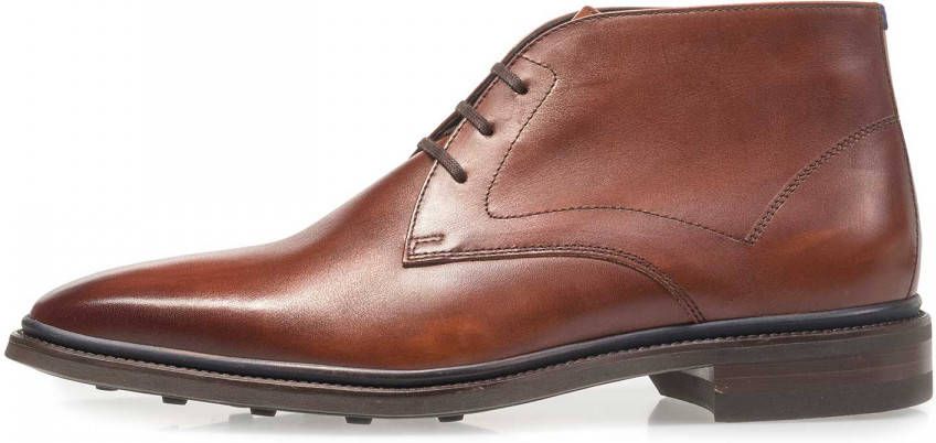 Floris van Bommel Floris Casual DarkCognac Calf
