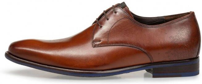 Floris van Bommel Floris Dressed DarkCognac Calf leat