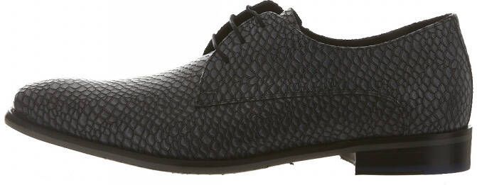 Floris van Bommel Veterschoen Floris Dressed DarkGrey Printed Leather SFM 30261 31 01