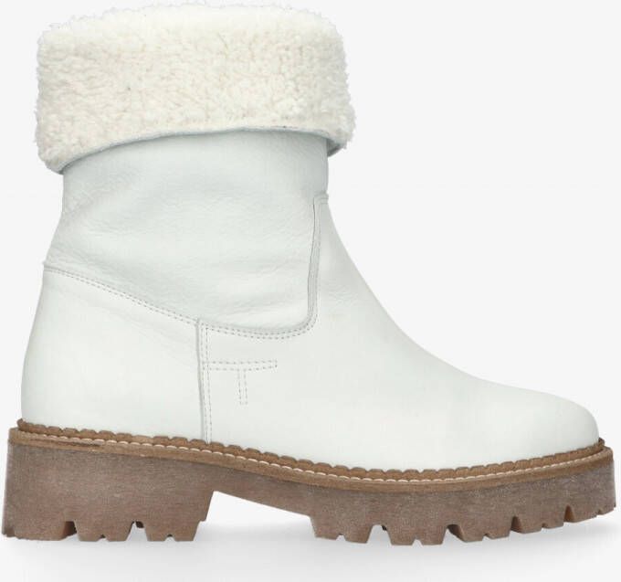 Tango Bee Bold 58 Enkellaarsjes Plat wit - Foto 3