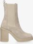 Tango Frida beige suede chelsea boot 300 Dames laarzen beige laarzen dames damessschoenen chelsea laarzen - Thumbnail 4