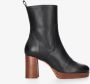 Tango Dames Nadine 10-D Black Leather Boots Black ZWART - Thumbnail 3