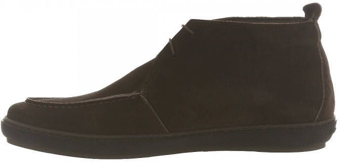 Van Bommel Veterschoen VB Casual SD DarkBrown Suede 20071 00