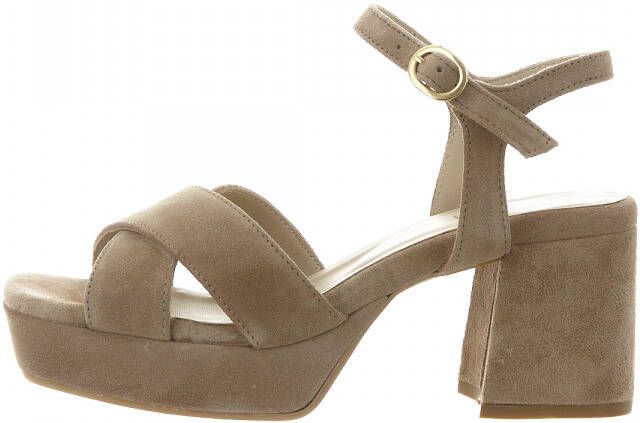 VIA VAI Sandalen Dames Cassia Six Maat: 41 Materiaal: Suède Kleur: Camel - Foto 6