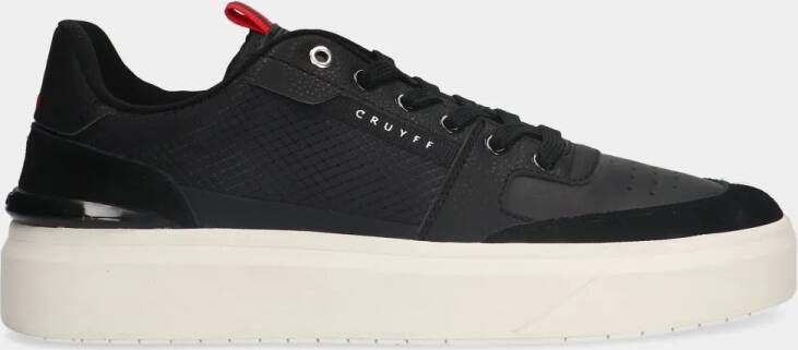 Cruyff Endorsed Tennis 953 Black Red heren sneakers