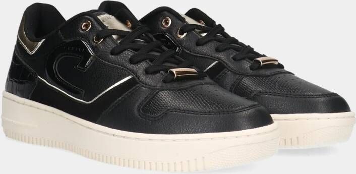 Cruyff Campo Low Lux Black Gold dames sneakers