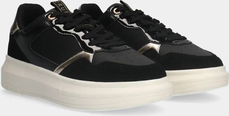 Cruyff pace court black gold dames sneakers