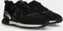 Cruyff superbia hex-tech black gold dames sneakers - Thumbnail 3