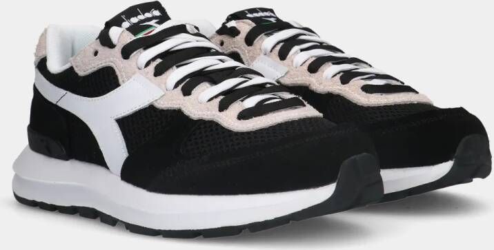 Diadora Kmaro 42 Suède Mesh Black White heren sneakers