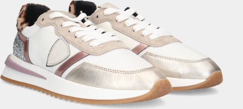 PHILIPPE MODEL Tropez 2.1 White Pink dames sneakers