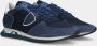 PHILIPPE MODEL TRPX Low Camouflage Blue heren sneakers - Thumbnail 2