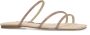 Sacha Dames Beige sandalen met strass bandjes - Thumbnail 5