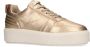 Sacha Dames Gouden metallic leren sneakers - Thumbnail 2