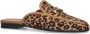 Sacha Dames Leopard slip on loafers met goudkleurige chain - Thumbnail 6