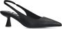 Sacha Dames Zwarte leren slingback pumps - Thumbnail 6