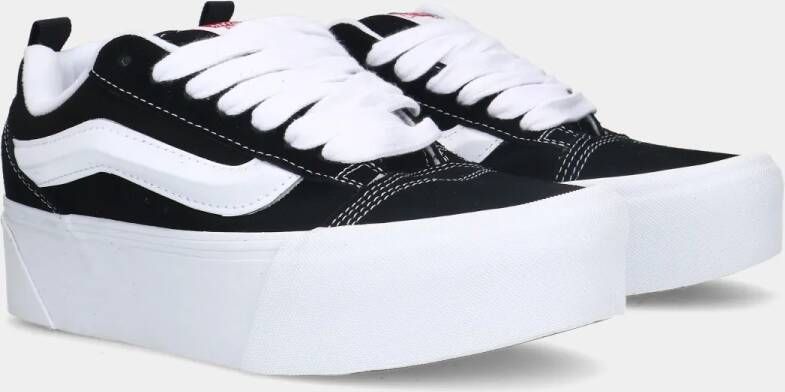 Vans Knu Stack Black White dames sneakers