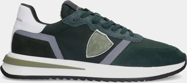 PHILIPPE MODEL Tropez Dark Green Low heren sneakers